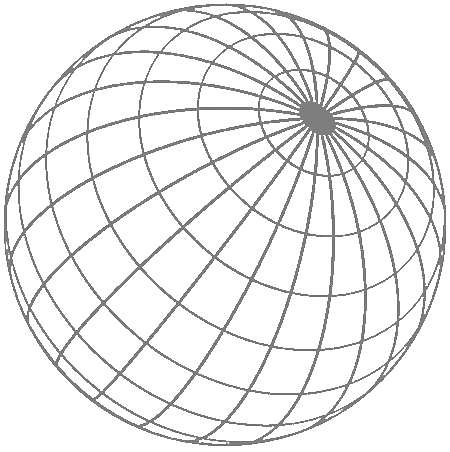 Animated gif of a wire globe roating.